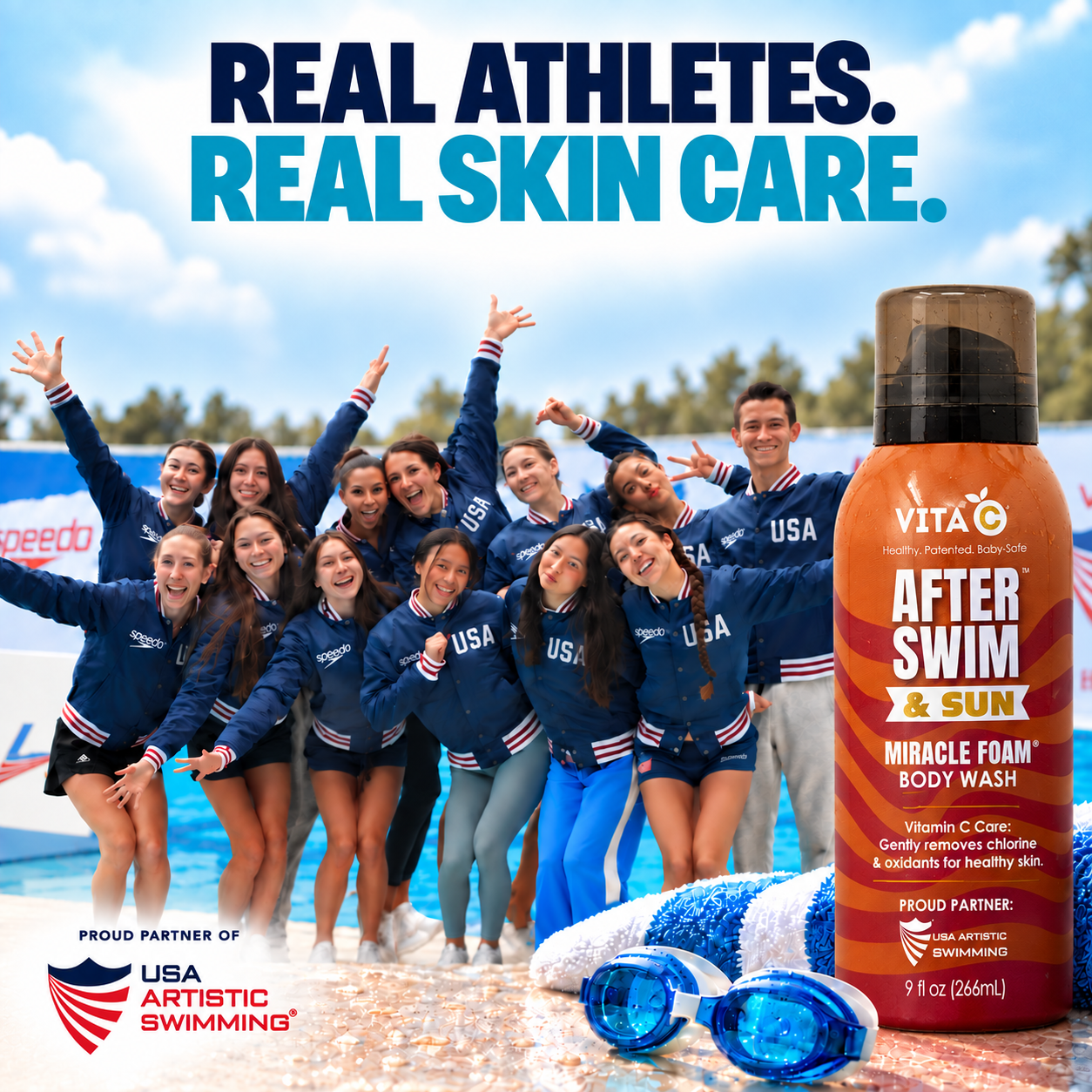 Vita C After Swim Miracle Foam Body Wash - wholesale