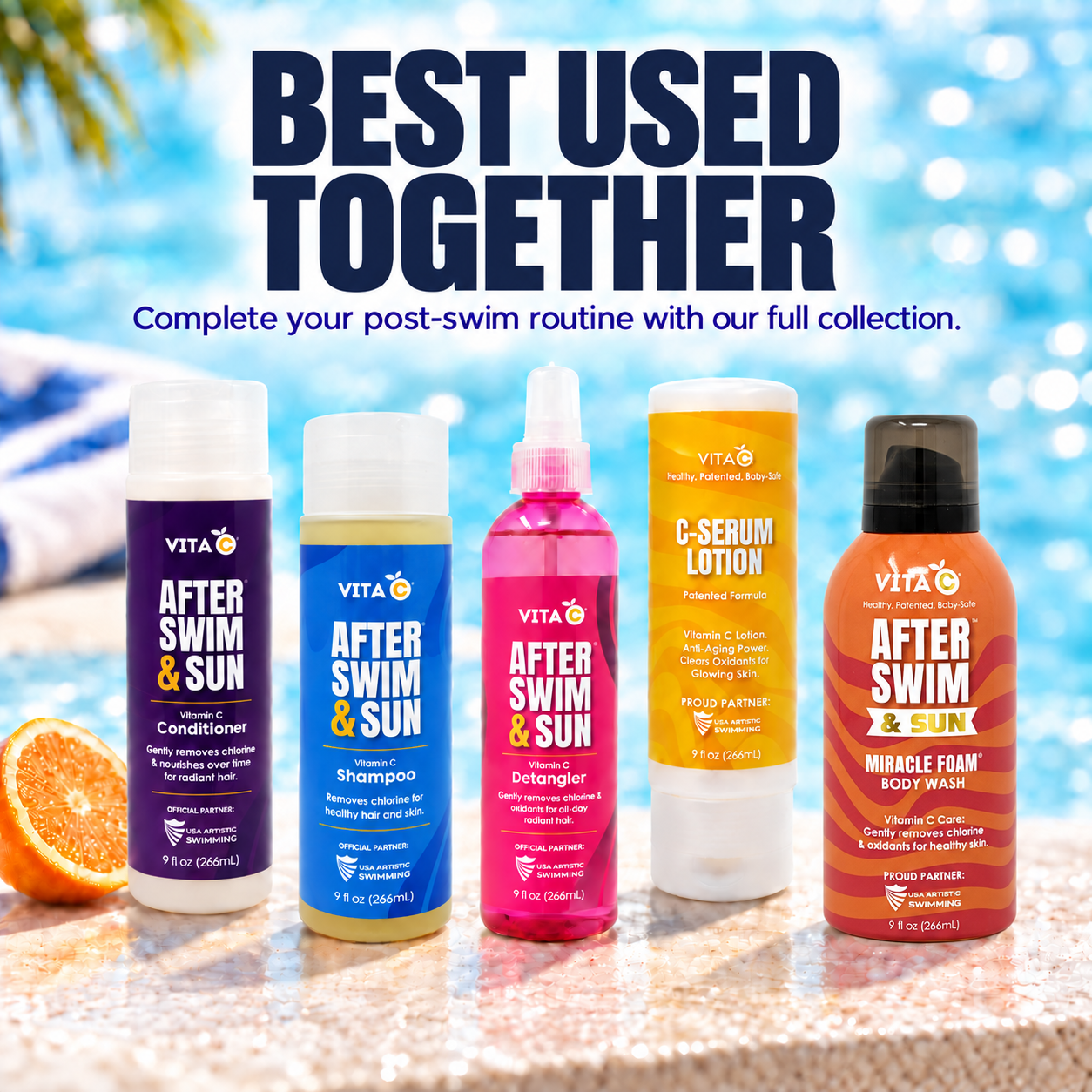 Vita C After Swim Miracle Foam Body Wash - wholesale
