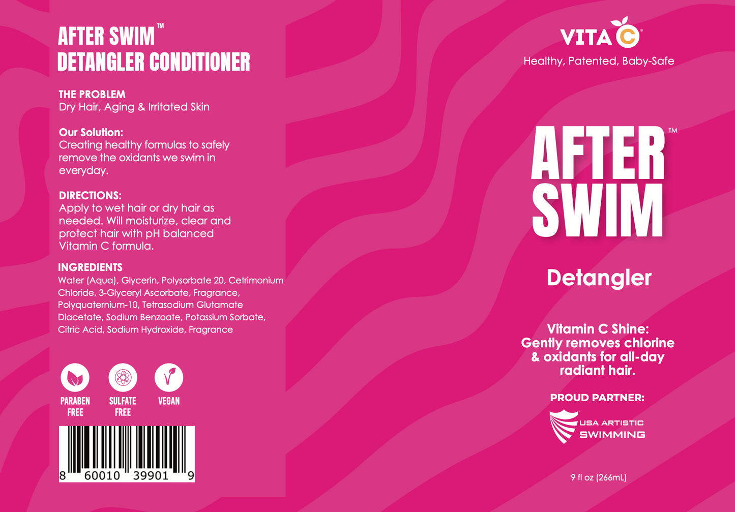 Vita C After Swim Detangler Case + Miracle Foam (Price is per case of 16)