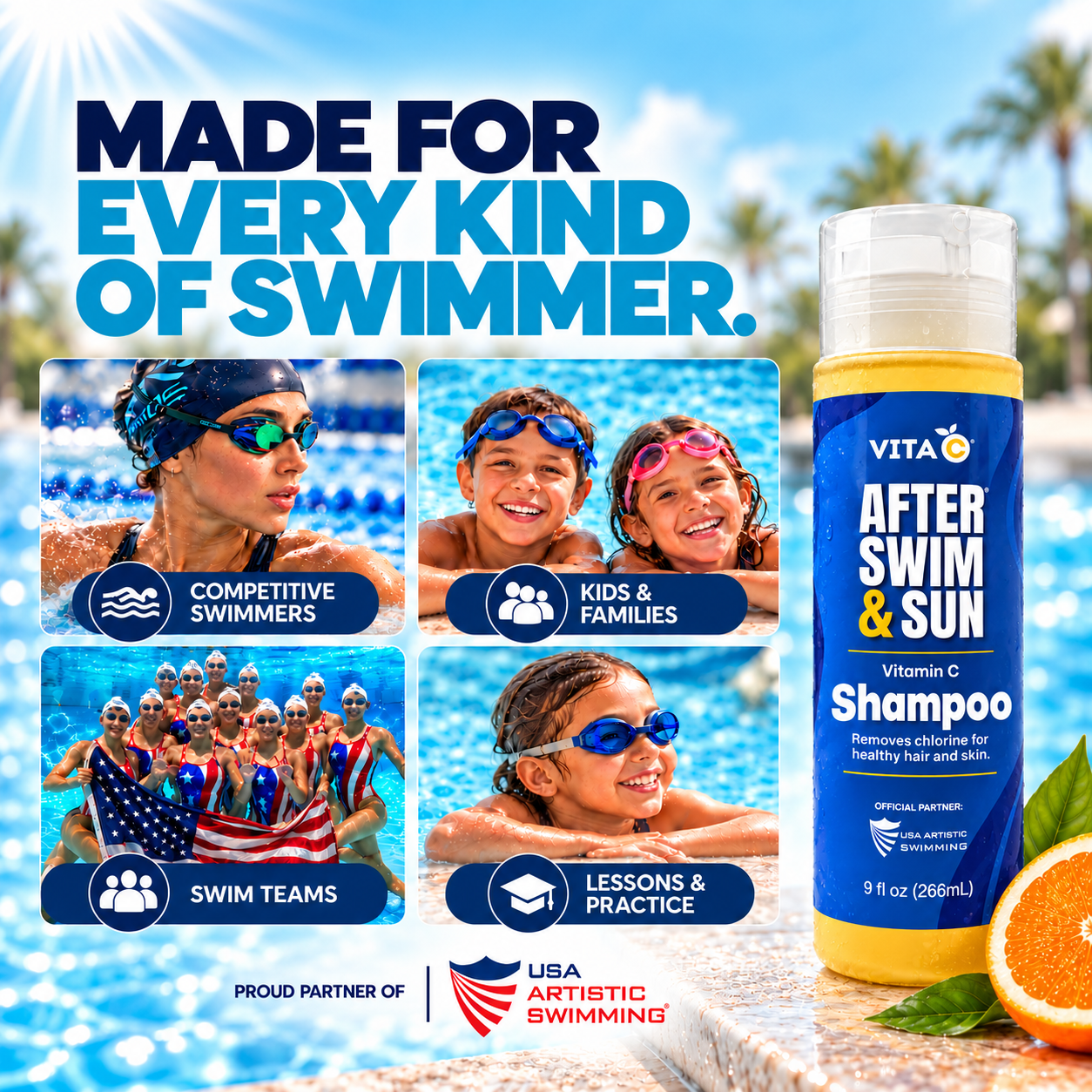 Vita C® After Swim™ Shampoo