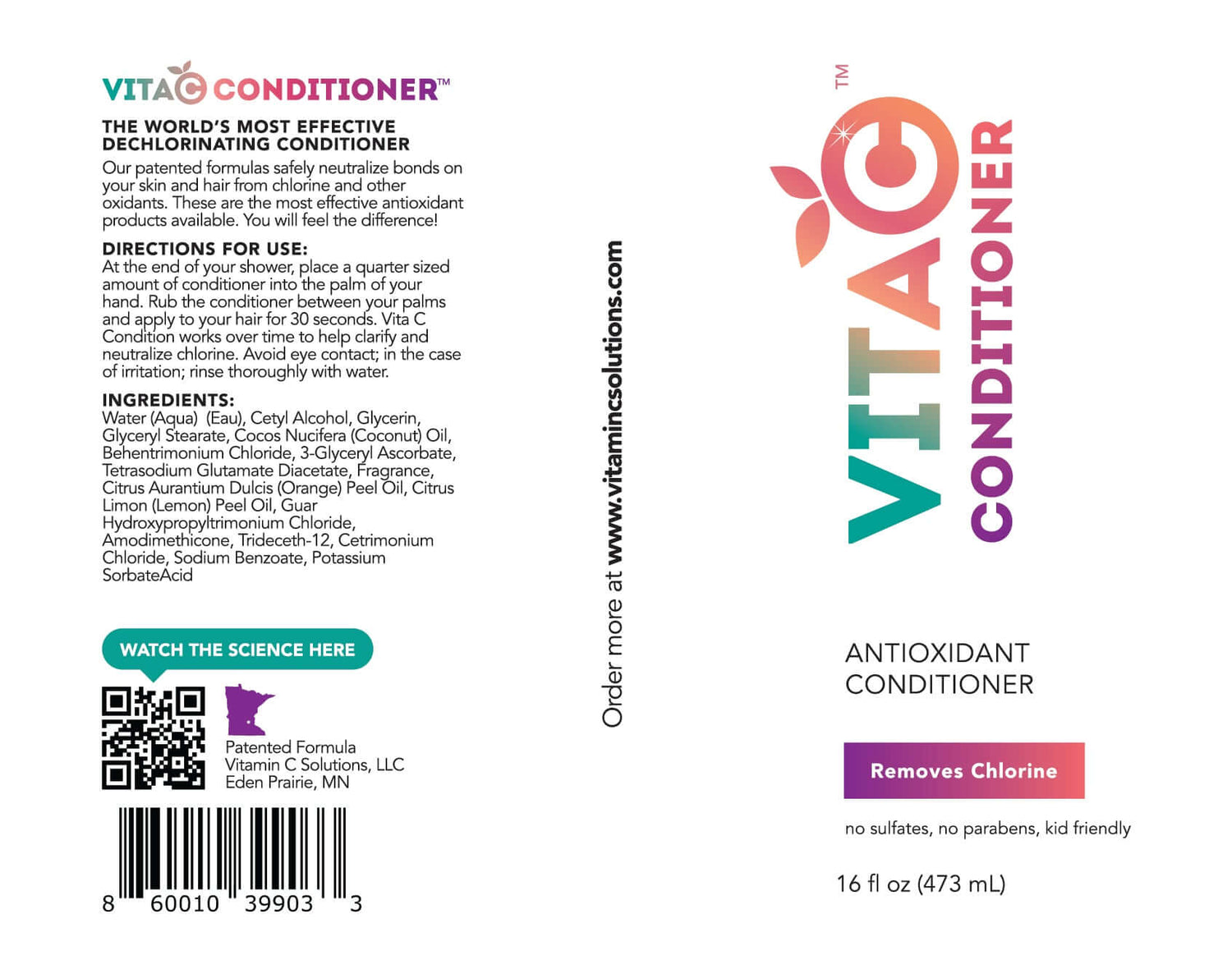 Antioxidant conditioner with Vitamin C